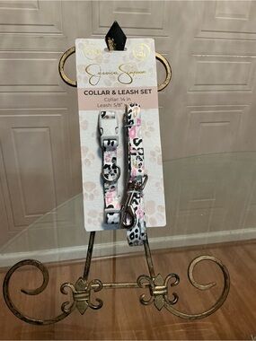New Jessica Simpson Leash/Collar  XSmall Multicolor Cute
